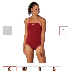 Speedo Women's Red Swimsuit